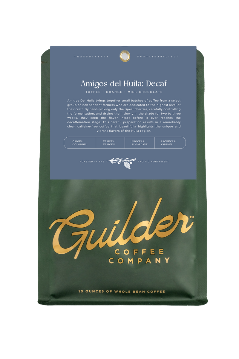 Guilder Coffee Co. Decaf, Colombia, Amigos Del Huila