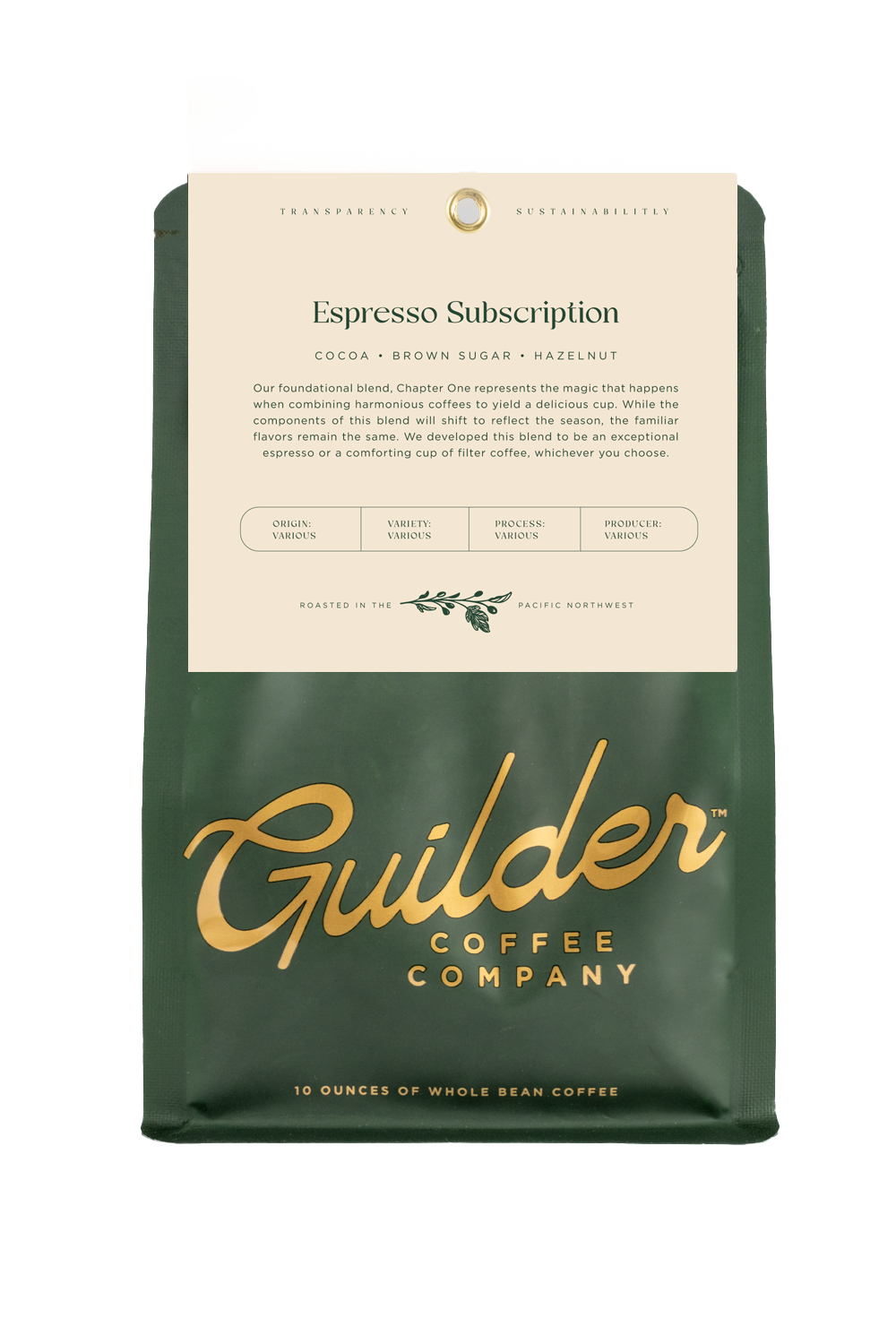 Chapter One: Espresso Subscription